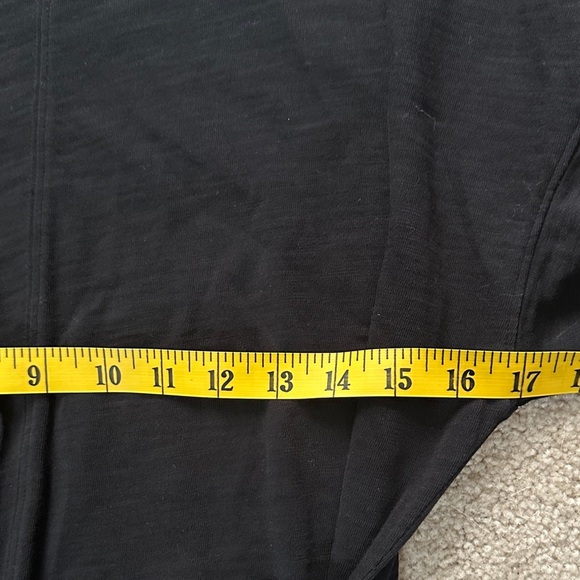 Nation LTD Gloria Wrap Dress Black 100% Cotton Women’s Small Minimialist - Picture 7 of 8